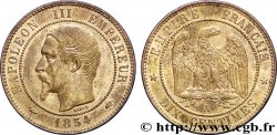 Dix centimes Napoléon III, tête nue 1854 Paris F.133/11