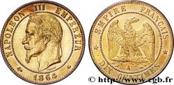 Dix centimes Napoléon III, tête laurée 1864 Paris F.134/13