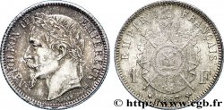 1 franc Napoléon III, tête laurée 1867 Strasbourg F.215/7