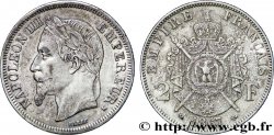 2 francs Napoléon III, tête laurée  1867 Bordeaux F.263/7 TTB52 