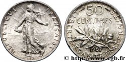 50 centimes Semeuse 1907  F.190/14 SUP60 