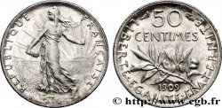 50 centimes Semeuse 1909  F.190/16 SUP58 