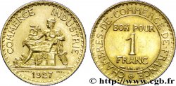 1 franc Chambres de Commerce 1927 Paris F.218/9 SUP58 