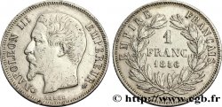 1 franc Napoléon III, tête nue  1856 Strasbourg F.214/7