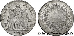 5 francs Union et Force, Union serré, avec glands intérieurs et gland extérieur 1796 Paris F.288/2