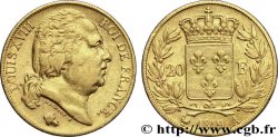 20 francs or Louis XVIII, tête nue 1819 Paris F.519/15