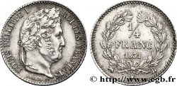 1/4 franc Louis-Philippe 1831 Rouen F.166/2 SPL60 