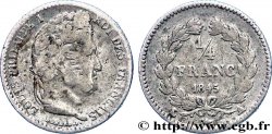 1/4 franc Louis-Philippe 1845 Paris F.166/102 F15 