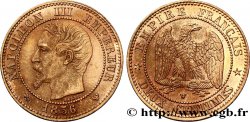 Deux centimes Napoléon III, tête nue 1856 Lille F.107/43