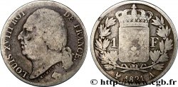 1 franc Louis XVIII 1821 Paris F.206/36