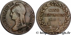 Cinq centimes Dupré, grand module 1797 Strasbourg F.115/20 TTB48 
