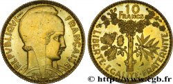 Concours de 10 francs, essai de Bazor en bronze-aluminium 1929  VG.5226 var.