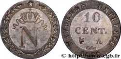 10 cent. à l&nbsp;N couronnée 1808 Paris F.130/2 var. AU58 
