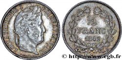 1/2 franc Louis-Philippe 1842 Rouen F.182/95