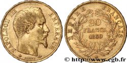 20 francs or Napoléon III, tête nue 1860 Strasbourg F.531/20 TTB50 