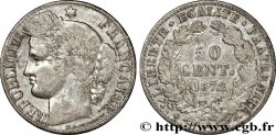 50 centimes Cérès, IIIe République 1872 Paris F.189/3 TB15 