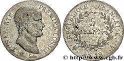 5 francs Bonaparte Premier Consul 1804 Paris F.301/9 XF40 