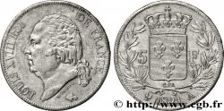 5 francs Louis XVIII, tête nue 1821 Paris F.309/60