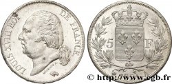 5 francs Louis XVIII, tête nue 1821 Paris F.309/60