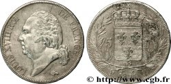 5 francs Louis XVIII, tête nue 1821 Paris F.309/60