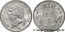 5 francs Louis XVIII, tête nue 1822 Paris F.309/68 SUP60 