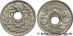 5 centimes Lindauer, maillechort 1939 Paris F.123A/3 var.