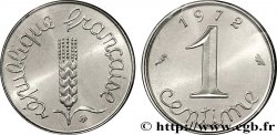 Piéfort acier de 1 centime Épi 1972 Paris F.106/22P FDC70 