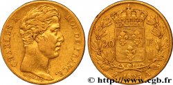 20 francs or Charles X 1825 Paris F.520/1