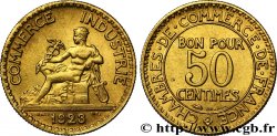 50 centimes Chambres de Commerce 1923 Paris F.191/5 SPL63 