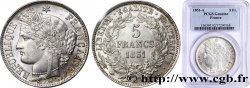 5 francs Cérès, IIe République 1851 Paris F.327/7