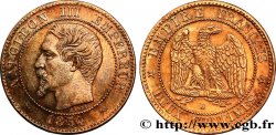 Deux centimes Napoléon III, tête nue 1854 Rouen F.107/10