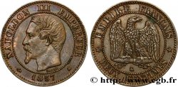 Deux centimes Napoléon III, tête nue 1857 Bordeaux F.107/49