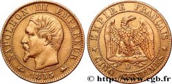 Cinq centimes Napoléon III, tête nue 1855 Lyon F.116/23 TTB48 