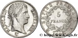5 francs Napoléon Empereur, Empire français 1809 Paris F.307/1