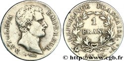 1 franc Napoléon Empereur, Calendrier révolutionnaire 1805 Paris F.201/14