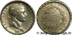 2 francs Napoléon Ier tête laurée, République française 1808 Paris F.254/4