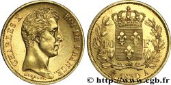 40 francs or Charles X, 2e type 1830 Paris F.544/5 TTB50 