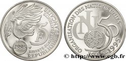 Belle Épreuve 5 francs Cinquantenaire de l’ONU 1995 Paris F.345/1 var. FDC65 