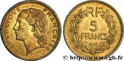 5 francs Lavrillier, bronze-aluminium 1938  F.337/1