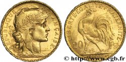 20 francs or Coq, Dieu protège la France 1905 Paris F.534/10