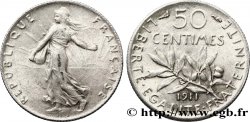 50 centimes Semeuse 1911 Paris F.190/18 AU55 