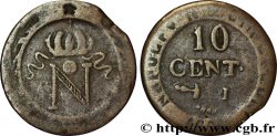 Faux de 10 cent. à l&nbsp;N couronnée n.d. Limoges F.130/6 var. TB15 