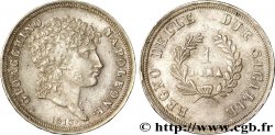 1 lira 1813 Naples M.305  SUP58 