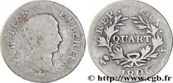 Quart (de franc) Napoléon Empereur, Calendrier grégorien 1806 Bayonne F.159/4 B13 
