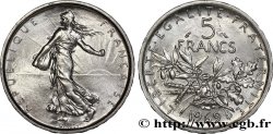 5 francs Semeuse, argent 1969 Paris F.340/13 SUP62 