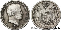 2 lire Napoléon Empereur et Roi d’Italie 1810 Milan M.239  TB30 