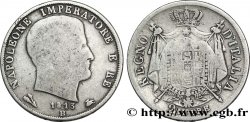 2 lire Napoléon Empereur et Roi d’Italie 1813 Bologne M.88 
