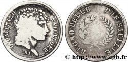 2 lire, rameaux courts 1813 Naples M.495 