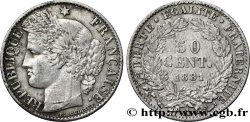 50 centimes Cérès, IIIe République 1881 Paris F.189/9 TTB45 