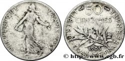 50 centimes Semeuse 1905 Paris F.190/12 TB20 